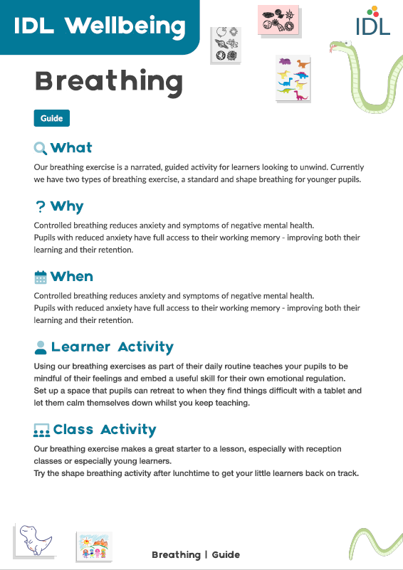 IDL Wellbeing- Breathing Screenshot