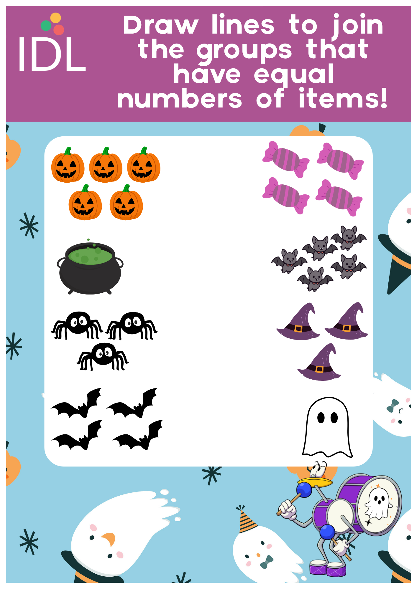 Halloween Counting Worksheet