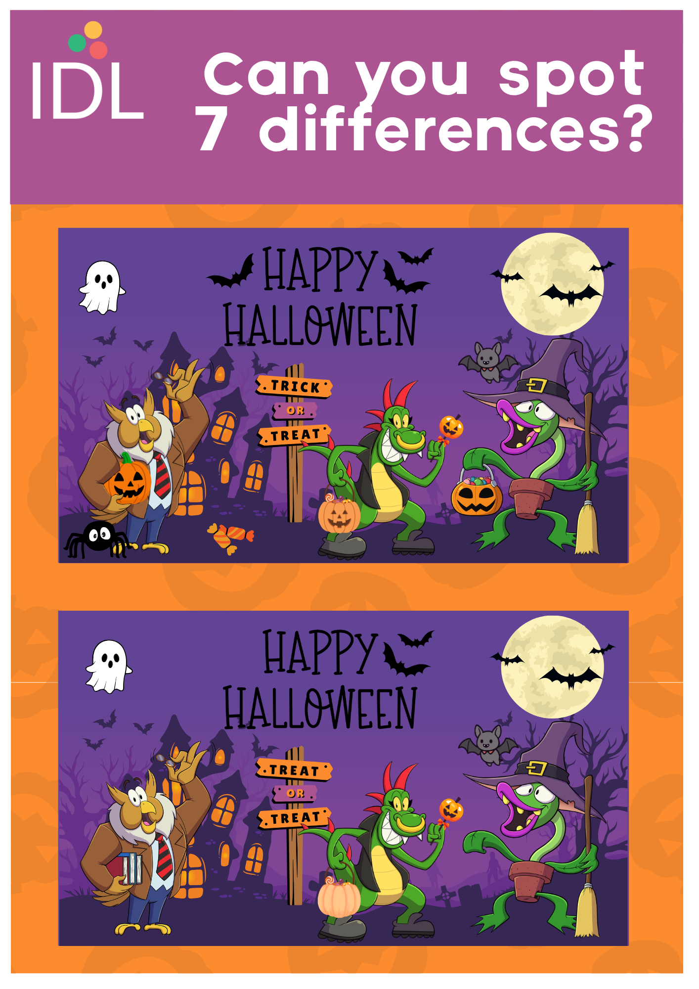 Halloween Spot the Difference